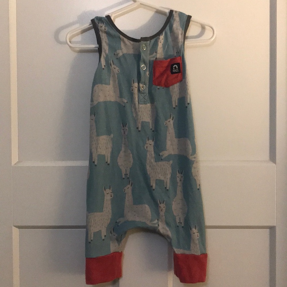 EUC 12-18 Rags to Raches Llama tank